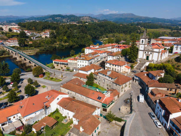 istock Panoramic in Ponte da Barca, Portugal 1285664065
