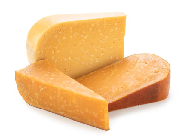 istock piece of cheese isolated on white background 1285666490