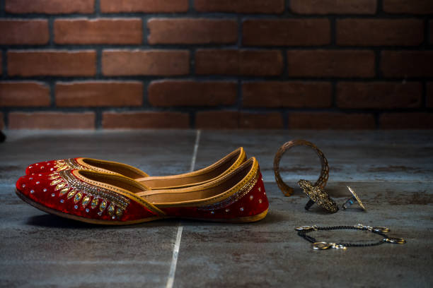Indian Traditional female designer jutti( foot wear)