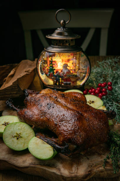 istock Delicious Roast Christmas duck 1285675907