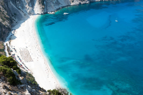istock Mirtos beach in Kefalonia Greece 1285676223