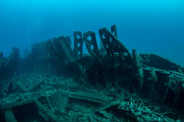 A wreck in Gallipoli in Turkey