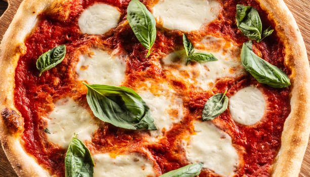 istock Pizza Napoletana - Napoli tomato sauce mozzarella and basil 1285680779