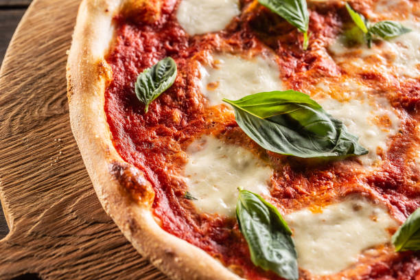 istock Pizza Napoletana - Napoli tomato sauce mozzarella and basil 1285680810