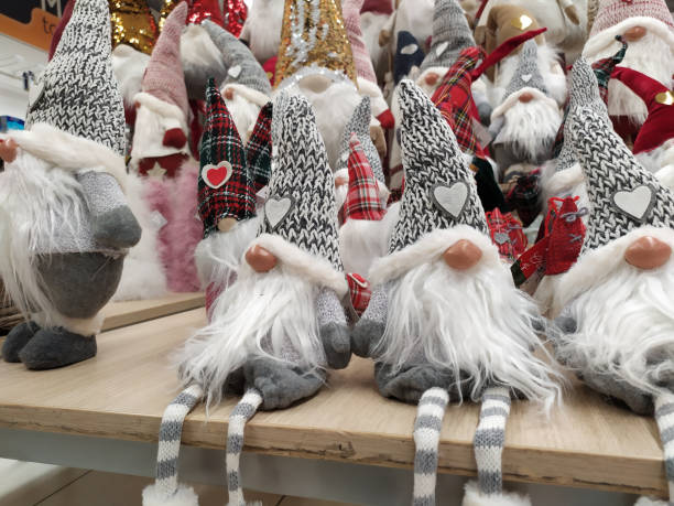 istock Christmas decorations displayed in a shop 1285684369