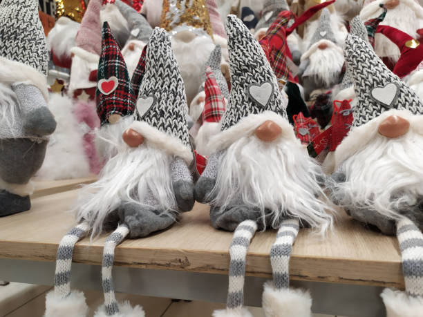 istock Christmas decorations displayed in a shop 1285684391