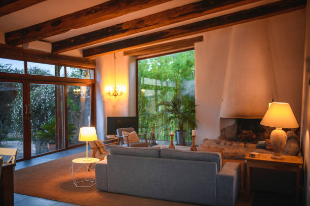 istock Nice living room in house in Spain 1285684451