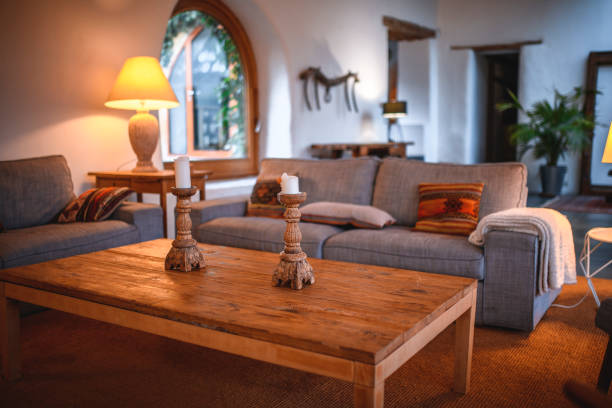 Shot of a contemporary living room with elegant furniture