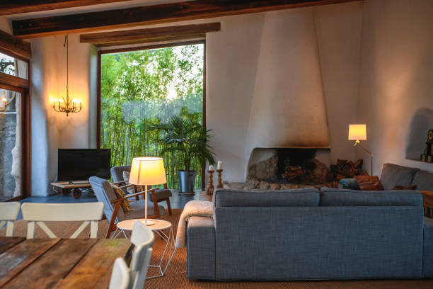 istock Nice living room in house in Spain 1285684466