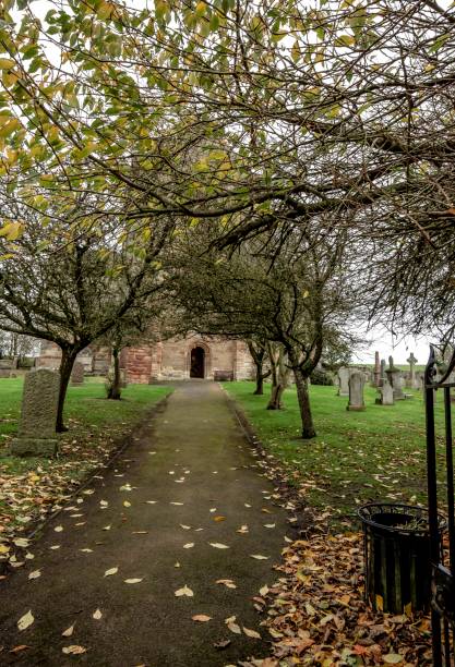 istock Autumn Day: Crichton Collegiate Church & Graveyard. 1285688792