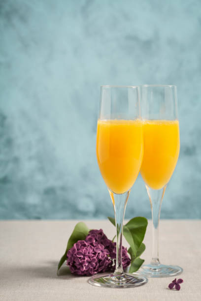 istock Two glasses of mimosa cocktail 1285689674
