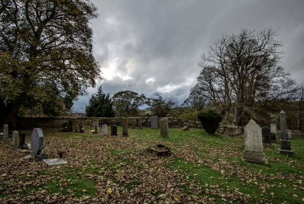 istock Autumn Day: Crichton Collegiate Church & Graveyard. 1285689817