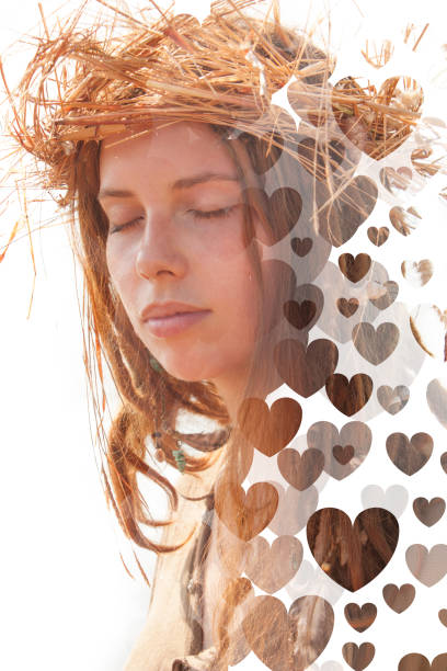 istock Portrait combined with a digital illustration 1285691958