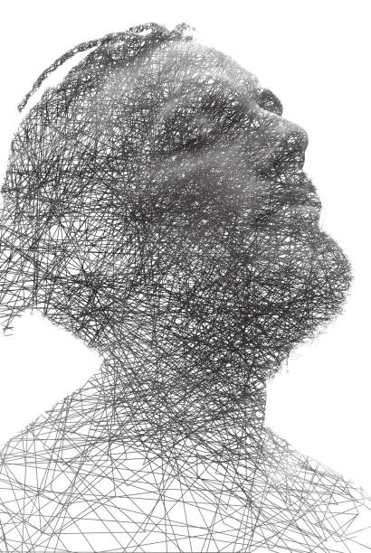 istock Portrait combined with a digital illustration 1285692285