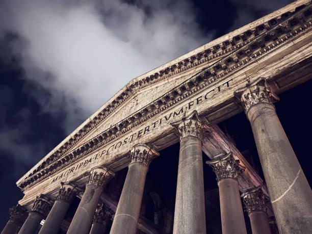 istock the Pantheon in Rome on a winter night 1285693263
