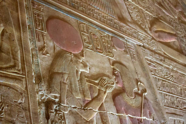 istock Hieroglyph at the Temple's wall at Egypt 1285693410