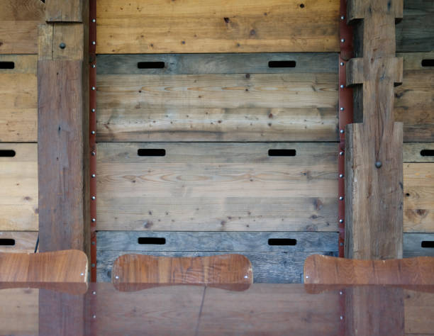 istock brown wood planks texture with natural pattern background for design and decoration 1285703957