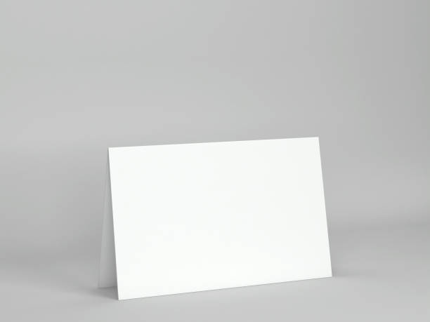 istock Blank greeting card or brochure mockup 1285703987