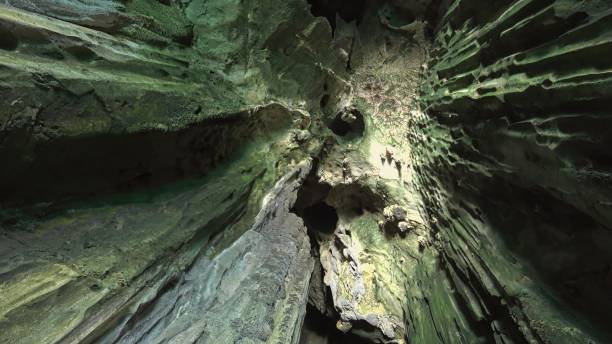 istock beautiful view of cave ceiling, with rocks 1285711366