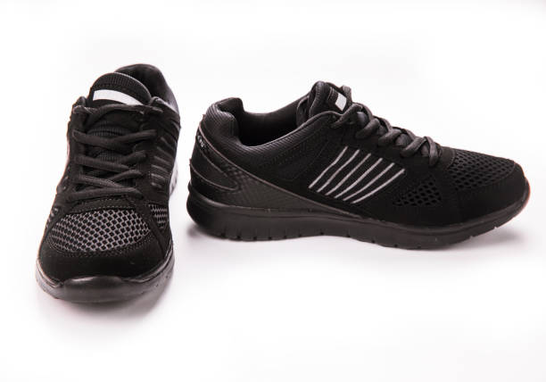 istock view of sneaker. Isolated in white background 1285714676
