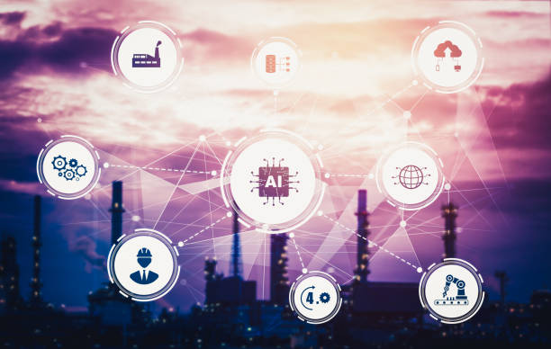 istock Industry 4.0 technology concept - Smart factory for fourth industrial revolution 1285718357
