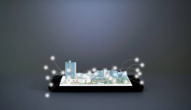 istock City and technology on a smartphone 1285722999