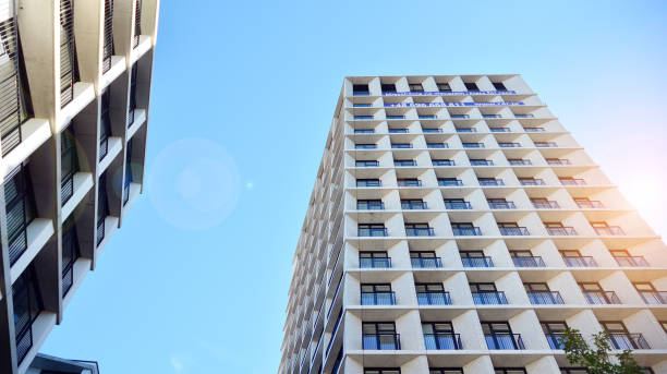 istock Modern and new apartment building. 1285737025