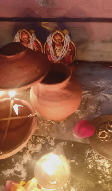 istock Lord Ganesh Lakshmi and Ganesh puja at Diwali celebration 1285737939