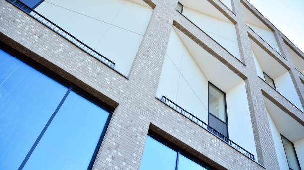 istock Modern and new apartment building. 1285738450