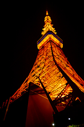 Standing 333 meters high in the center of Tokyo, Tokyo Tower is the world's tallest, self-supported steel tower and 13 meters taller than its model, the Eiffel Tower. A symbol of Japan's post-war rebirth as a major economic power, Tokyo Tower was the country's tallest structure from its completion in 1958 until 2012 when it was surpassed by the Tokyo Skytree.