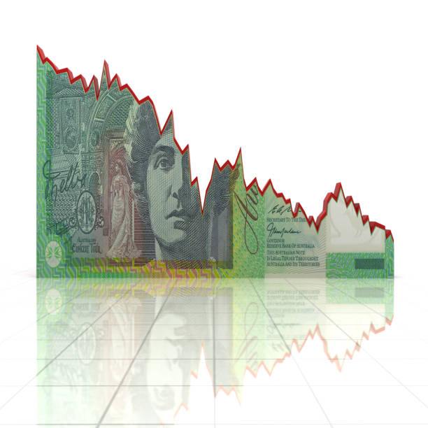 istock Australian money finance crisis recession graph 1285741605