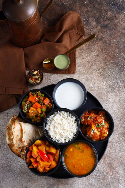 istock indian food vegetable thali 1285741998