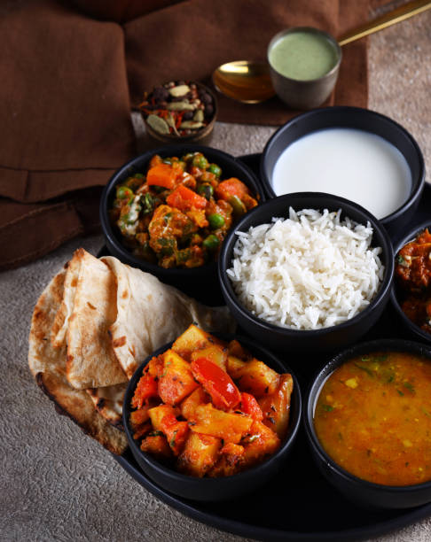 istock indian food vegetable thali 1285742207