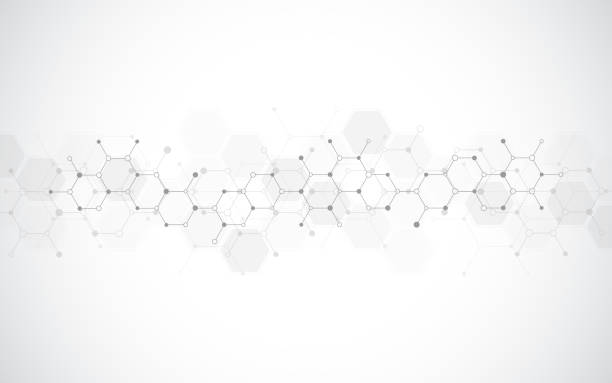 Abstract molecules background. Molecular structures or chemical engineering, genetic research, innovation technology. Scientific, technical or medical concept. Abstract molecules background. Molecular structures or chemical engineering, genetic research, innovation technology. Scientific, technical or medical concept honeycomb stock illustrations