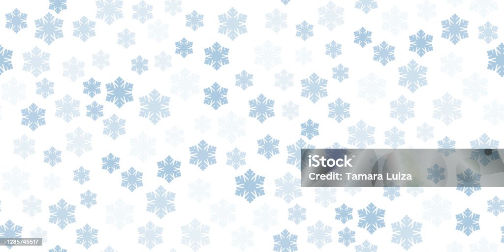 Snowflake Seem Less Background Snowflakes Seamless Background Stock Illustration - Download Image Now ...