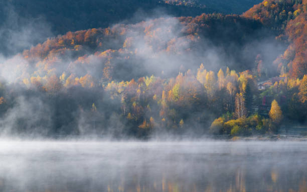 istock the mountain autumn landscape with colorful forest 1285747509