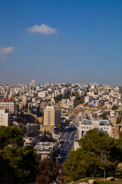 istock Roman temple in the old town Amman 1285748573