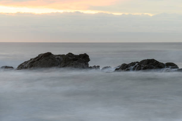 istock Sandy beach at sunset on the Atlantic coast. 1285749043