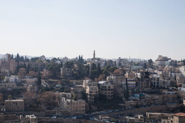 istock Roman temple in the old town Amman 1285749748