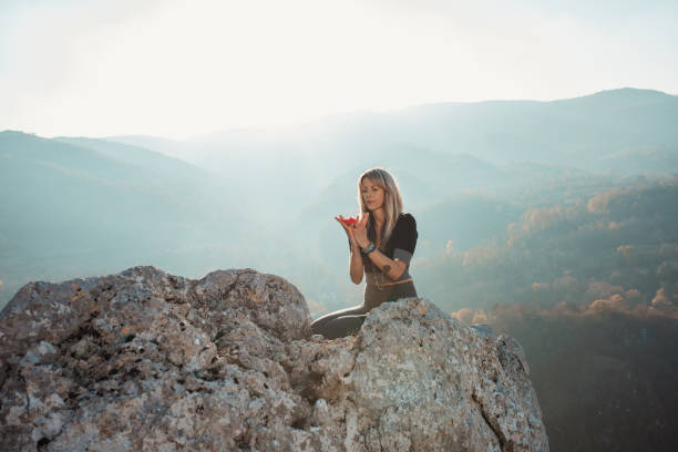 istock Sensitivity to nature. Self-analysis and soul-searching 1285750920