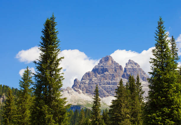 istock Amazing view of Tre Cime peaks 1285751226