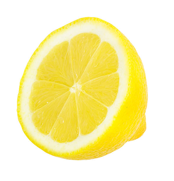 istock Half of lemon isolated on white background 1285752831