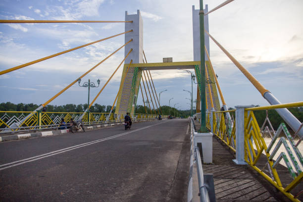 Pedamaran Bridge is one of the tourist objects for residents around the city of Bagansiapiapi