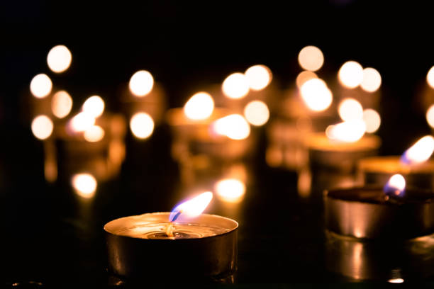 istock Burning candles and Bokeh 1285759495