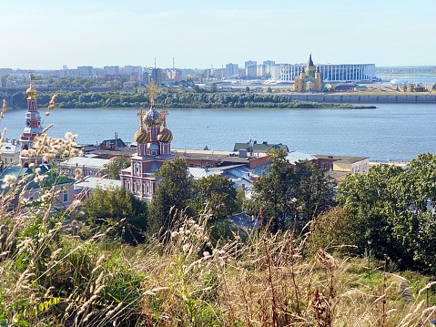Nizhny Novgorod view from above, Russia