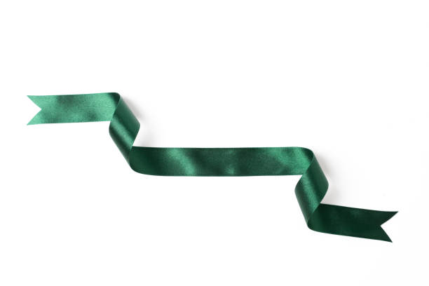 istock green banners ribbons label on white background 1285764240