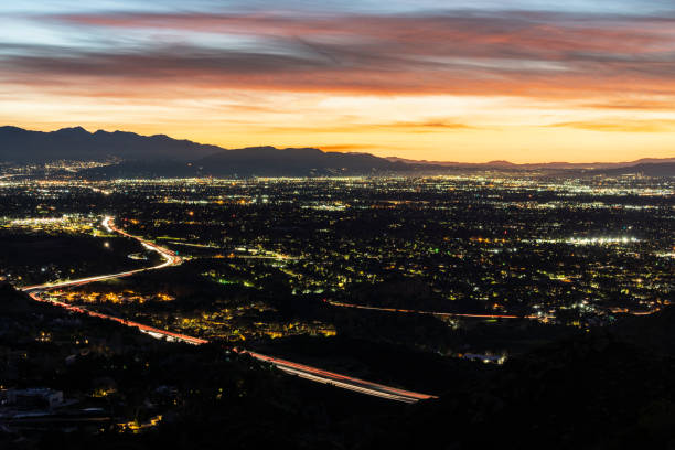istock Los Angeles Valley Dawn Chatsworth View 1285765715