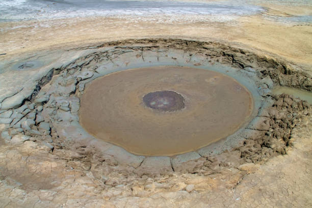 istock Mud volcanoes (English: Mud Volcanoes) from Berca in Romania. 1285770630