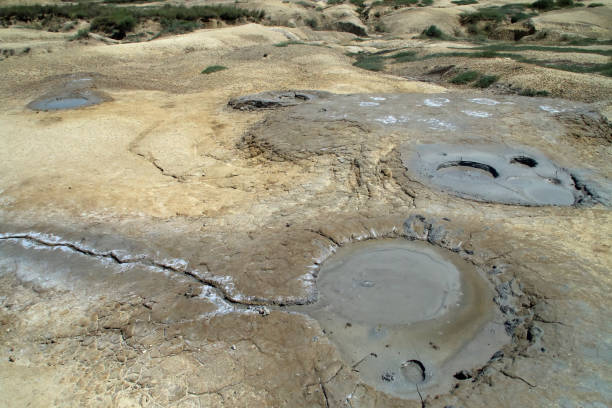 istock Mud volcanoes (English: Mud Volcanoes) from Berca in Romania. 1285770739