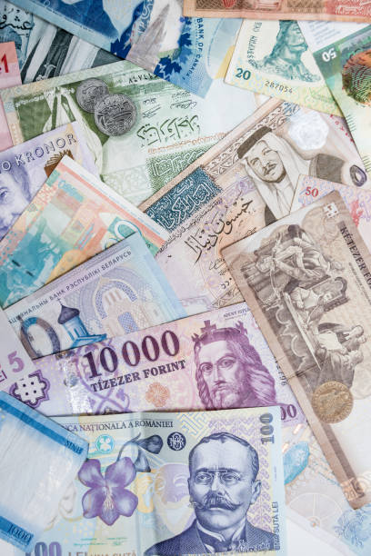 istock Paper money background of the different countries 1285771717